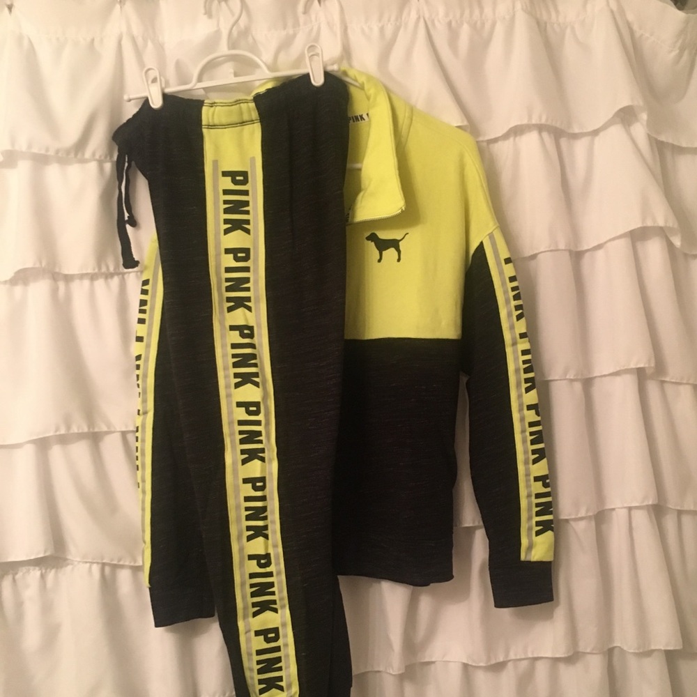 PINK Pullover w/ matching Joggers